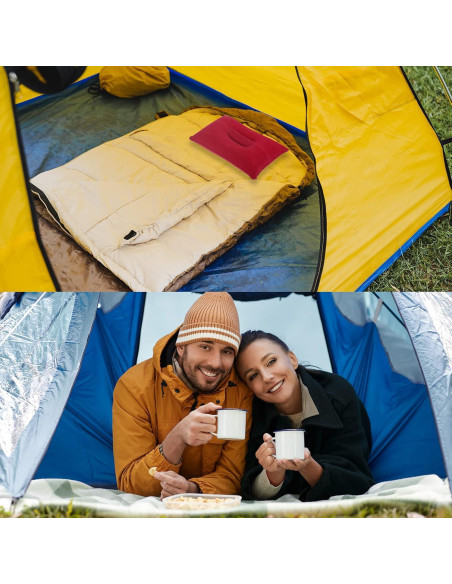 Almohada Inflable PATIKIL 2 Piezas Camping 34.5x22cm Gris Púrpura Almohada Inflable PATIKIL 2 Piezas Camping 34.5x22cm Gris Púrpura