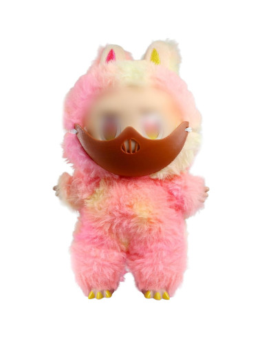 Máscara de Personaje Premium Labubu para Muñecas 17CM