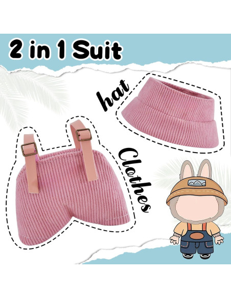 Conjunto de Ropa para Muñeca 17cm IGINOA - Tendencia Rosa Conjunto de Ropa para Muñeca 17cm IGINOA - Tendencia Rosa