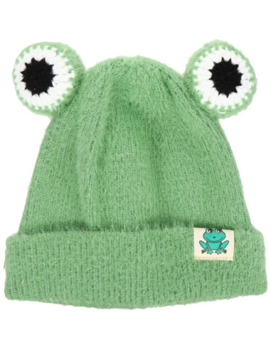 Gorro de Ganchillo ABOOFAN para Bebés Niñas - Invierno Verde