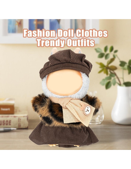 Conjunto de Ropa para Muñecas Labubu 17cm con Accesorios Conjunto de Ropa para Muñecas Labubu 17cm con Accesorios