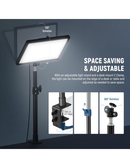 Luz LED de Streaming NEEWER GL25B 25W 12.9" Regulable Luz LED de Streaming NEEWER GL25B 25W 12.9" Regulable