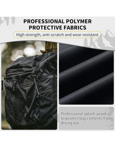 Mochila de Senderismo Naturehike Helium 25L Unisex Negra