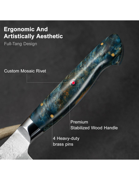 Cuchillo de Chef Japonés KAWAHIRO KH-8601G 21 cm SG2 Cuchillo de Chef Japonés KAWAHIRO KH-8601G 21 cm SG2