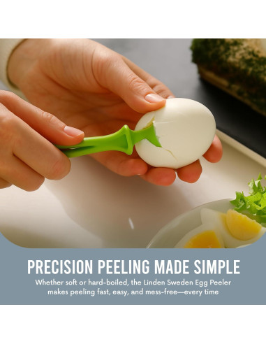 Pelador de Huevos y Frutas Linden Suecia - Juego de 2, Apto Lavavajillas
