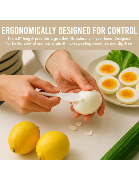 Pelador de Huevos y Frutas Linden Suecia - Juego de 2, Apto Lavavajillas Pelador de Huevos y Frutas Linden Suecia - Juego de 2, Apto Lavavajillas