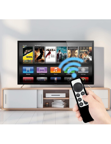 Funda de Silicona para Control Remoto Apple TV 4K - Negro