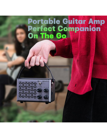 Amplificador de guitarra portátil Caline S4 10W Bluetooth Amplificador de guitarra portátil Caline S4 10W Bluetooth