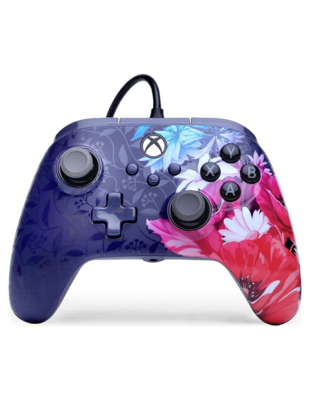 Controlador con cable PowerA Advantage Plus Xbox Series X|S Noche Flor Controlador con cable PowerA Advantage Plus Xbox Series X|S Noche Flor