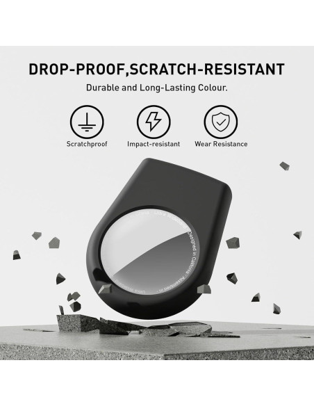Funda de Seguridad para AirTag Vsagier Negra - Diseño Oculto Funda de Seguridad para AirTag Vsagier Negra - Diseño Oculto