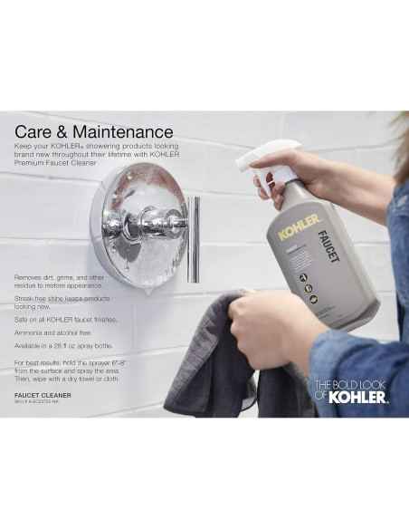 Kit de Ducha de Mano KOHLER Purist 30" Negro Mate Kit de Ducha de Mano KOHLER Purist 30" Negro Mate