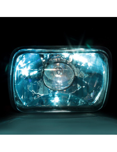 Faros Proyector Cromado Spec-D Tuning LHP-7X6 para Auto