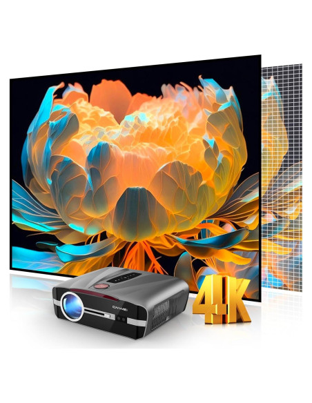 Proyector 4K CIVE Diurno 1800 Lúmenes Smart con WiFi 6 Proyector 4K CIVE Diurno 1800 Lúmenes Smart con WiFi 6