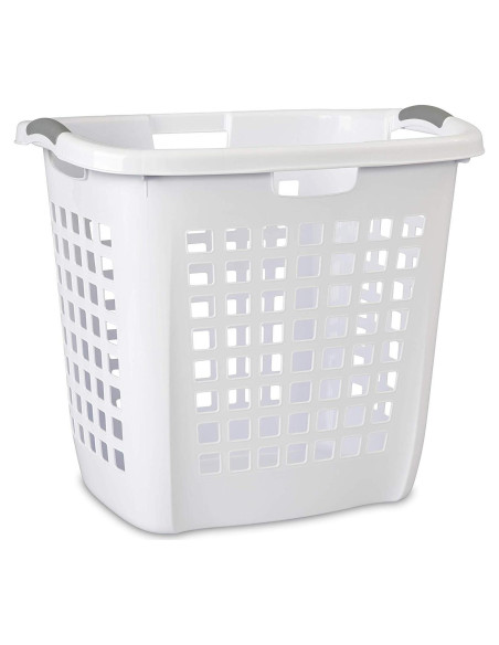 Cesta de Transporte Sterilite 50L Blanca 56.5x44.1x50.4 cm Cesta de Transporte Sterilite 50L Blanca 56.5x44.1x50.4 cm