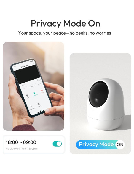 Cámara de Seguridad Interior Rraycom 2K WiFi 360 con Audio Cámara de Seguridad Interior Rraycom 2K WiFi 360 con Audio
