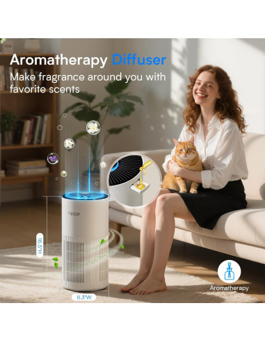 Purificador de Aire VNIUP ZQA-6000A HEPA H14 para Habitaciones Grandes
