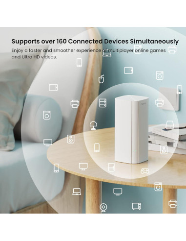 Tenda Nova MX12 WiFi 6 Mesh - Cobertura 260 m - Paquete 1