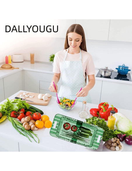 Colador Plegable DALLYOUGU para Fregadero Blanco 35.56-45.72 cm Colador Plegable DALLYOUGU para Fregadero Blanco 35.56-45.72 cm