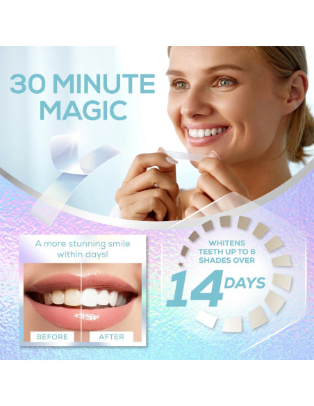 Tiras Blanqueadoras de Dientes Venus Visage - 28 Tiras - Sin Sensibilidad Tiras Blanqueadoras de Dientes Venus Visage - 28 Tiras - Sin Sensibilidad