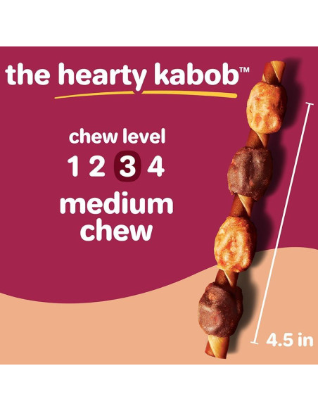 Golosinas para Perros Hartz Oinkies Hearty Kabob 18 Unidades Golosinas para Perros Hartz Oinkies Hearty Kabob 18 Unidades