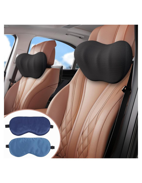 Almohadas para Reposacabezas de Coche SPRFUFLY - 2 Unidades Almohadas para Reposacabezas de Coche SPRFUFLY - 2 Unidades