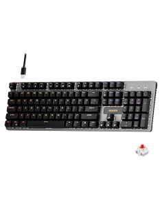 Teclado Mecánico Newmen GM325 Pro, 104 Teclas RGB, USB