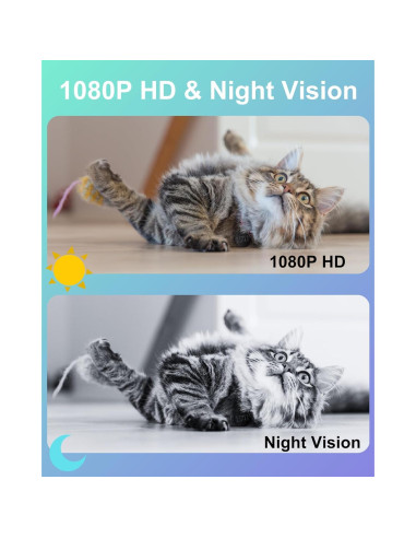 Cámara Mini Inalámbrica 1080P Yizhan - Seguridad Interior