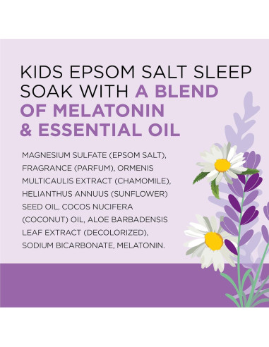 Sal de Epsom para Niños Dr Teal's 0.91 kg - Relajante con Melatonina