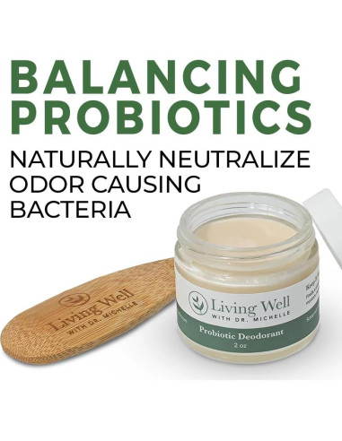 Desodorante Probiotico Natural Sin Fragancia 167g - Libre de Aluminio