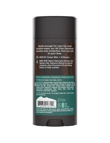 Desodorante Every Man Jack 75g Surf Costero - Protección 24h