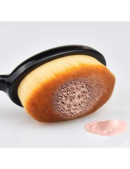 Brochas de Maquillaje Ovaladas DNHCLL - 2 Piezas Profesionales Brochas de Maquillaje Ovaladas DNHCLL - 2 Piezas Profesionales