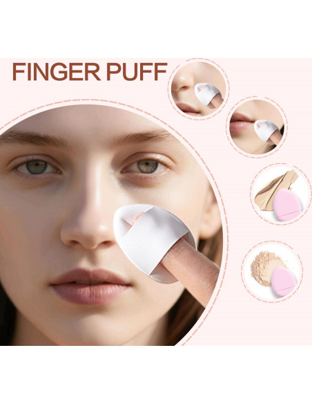Juego de 30 Esponjas de Maquillaje Mini QSdywlyd - Sin Látex, Doble Uso Juego de 30 Esponjas de Maquillaje Mini QSdywlyd - Sin Látex, Doble Uso