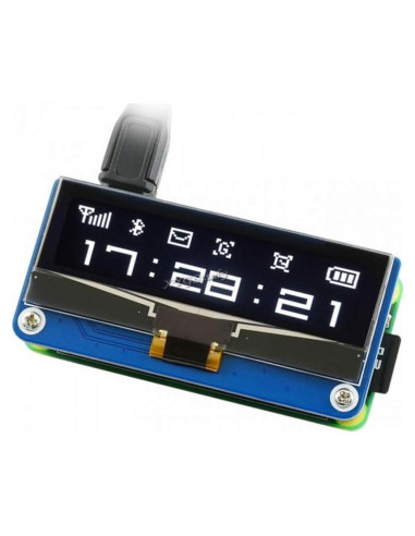 Pantalla OLED HAT 2.23" XYGStudy 128x32 SPI/I2C Raspberry Pi