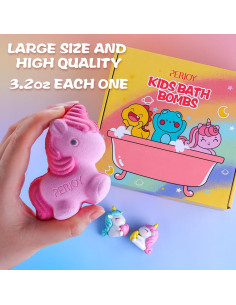 Set de Bombas de Baño Naturales Perjoy para Niños - 6 Piezas 2