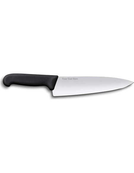 Cuchillo de Chef Victorinox Fibrox Pro 20.32 cm - Grabado Cuchillo de Chef Victorinox Fibrox Pro 20.32 cm - Grabado