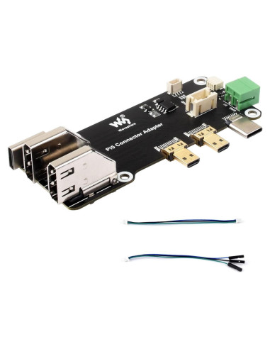 Adaptador micro HDMI a HDMI Waveshare para Raspberry Pi 5/4B 4K