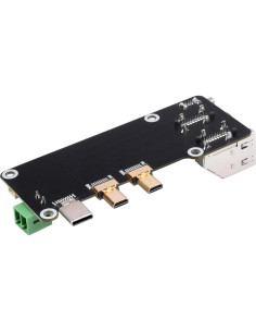 Adaptador micro HDMI a HDMI Waveshare para Raspberry Pi 5/4B 4K 2