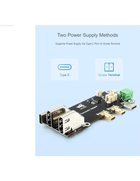 Adaptador micro HDMI a HDMI Waveshare para Raspberry Pi 5/4B 4K Adaptador micro HDMI a HDMI Waveshare para Raspberry Pi 5/4B 4K