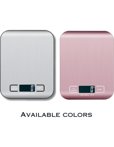 Báscula Digital de Cocina Hearthly 10kg Acero Inoxidable Báscula Digital de Cocina Hearthly 10kg Acero Inoxidable