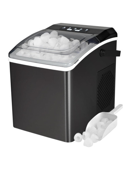 Máquina de Hielo Koolatron KIM26B - 9 Cubos en 6 Minutos, 11.7 kg/día Máquina de Hielo Koolatron KIM26B - 9 Cubos en 6 Minutos, 11.7 kg/día