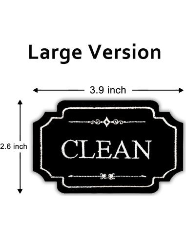 Imán de Lavavajillas Limpio Sucio QMMD - 9.9x6.6cm Decorativo