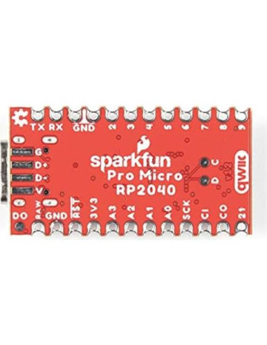 Placa Pro Micro RP2040 SparkFun - Doble Cortex M0+ 30 IO