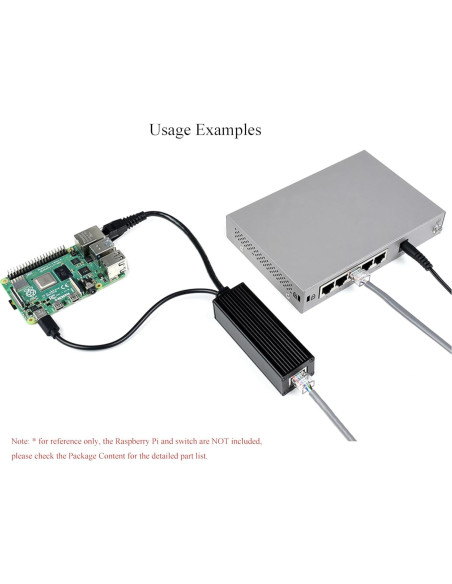 Divisor PoE Gigabit Industrial Wonrabai 5V 5A 25W USB-C Divisor PoE Gigabit Industrial Wonrabai 5V 5A 25W USB-C