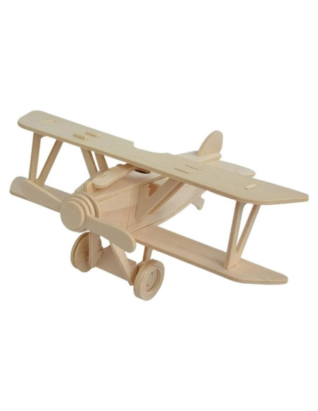 Kit de Manualidades Toyvian Avión de Madera 3D para Pintar Kit de Manualidades Toyvian Avión de Madera 3D para Pintar