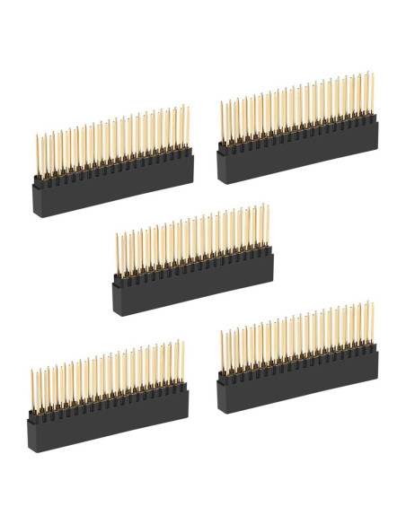 Conector hembra apilable 40 pines Treedix para Raspberry Pi - Paquete de 5 Conector hembra apilable 40 pines Treedix para Raspberry Pi - Paquete de 5