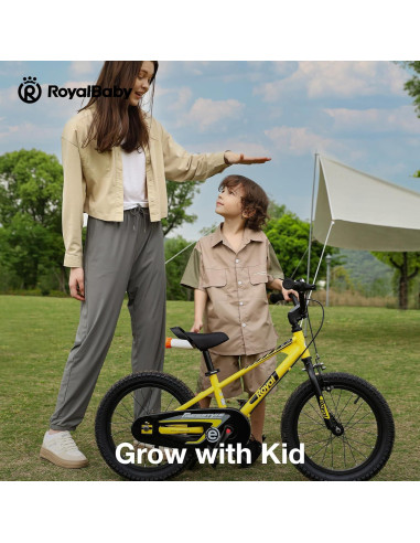 Bicicleta RoyalBaby Freestyle-EZ 16" Verde Doble Freno Mano
