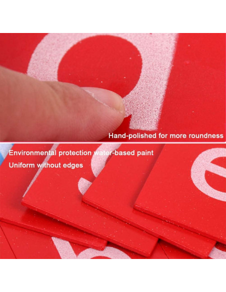 Tablero de Letras de Papel de Lija NOENNULL para Niños Tablero de Letras de Papel de Lija NOENNULL para Niños