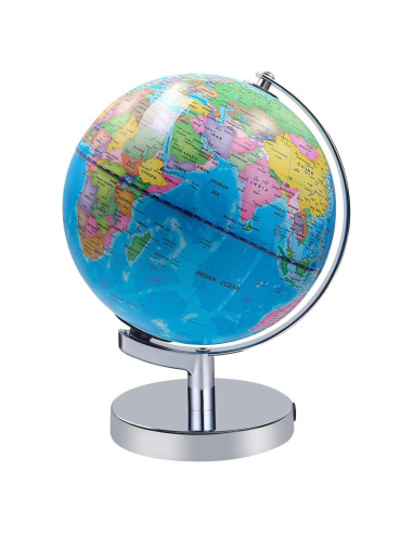Globo Terráqueo Iluminado Estefanlo 20 cm 2 en 1 LED