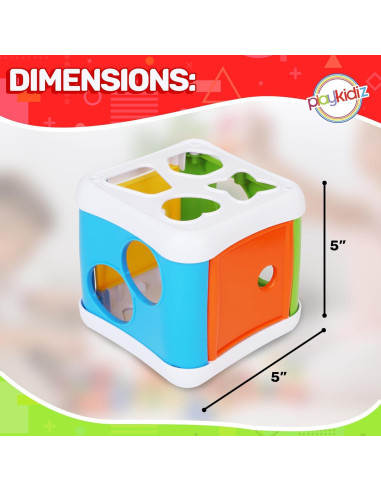 Martillo y Clasificador de Formas Playkidiz 2-en-1 para Bebés
