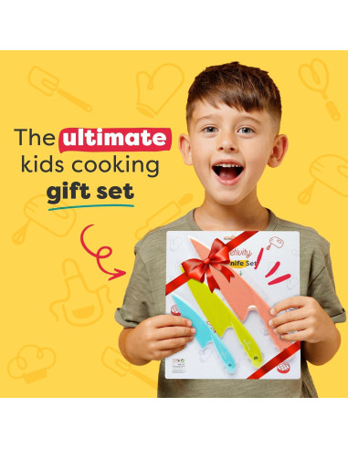 Conjunto de cuchillos seguros para niños Baketivity - 3 piezas
